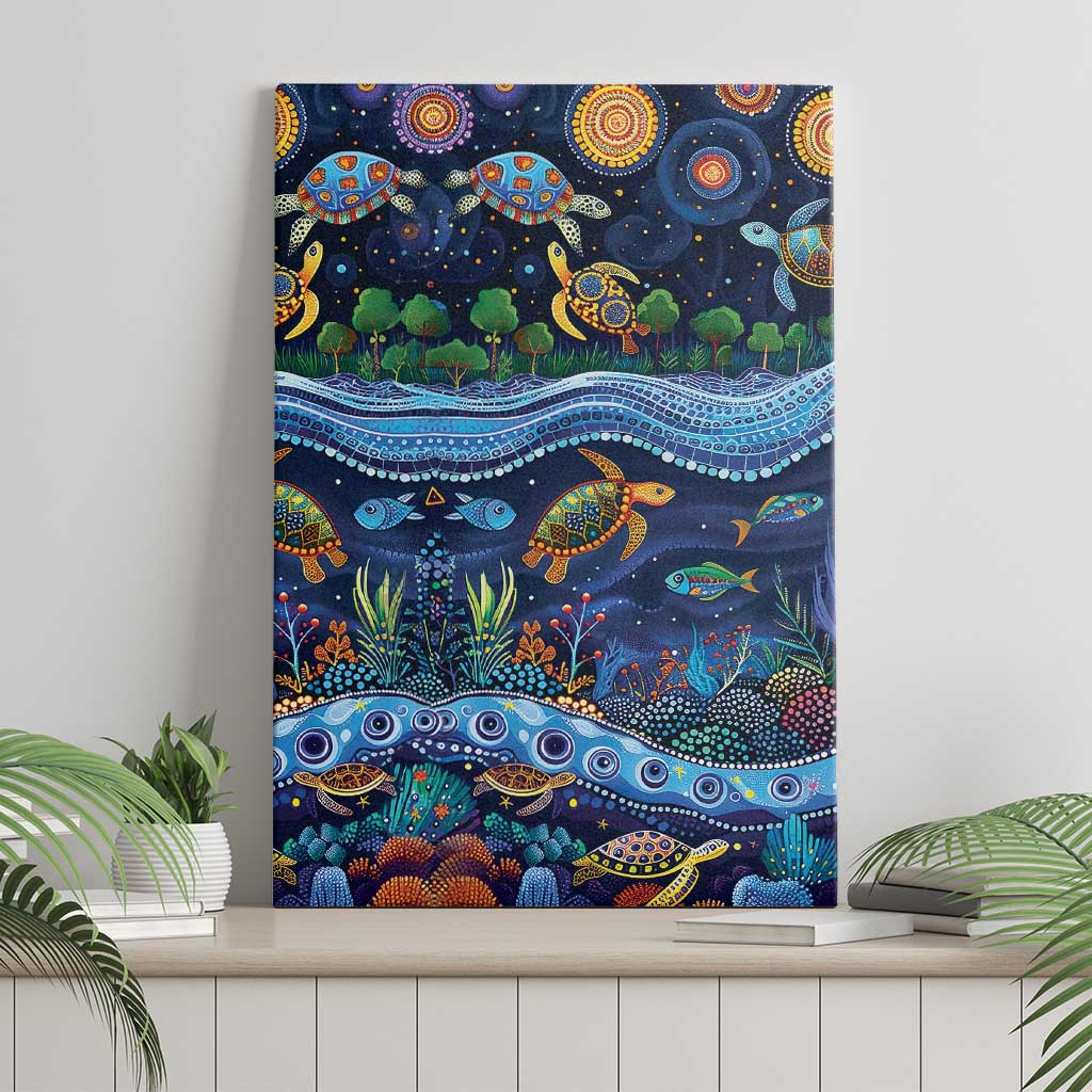 Australian Landscapes Canvas Wall Art Aboriginal Dreamtime Story