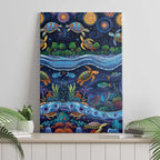 Australian Landscapes Canvas Wall Art Aboriginal Dreamtime Story