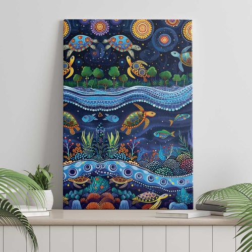 Australian Landscapes Canvas Wall Art Aboriginal Dreamtime Story