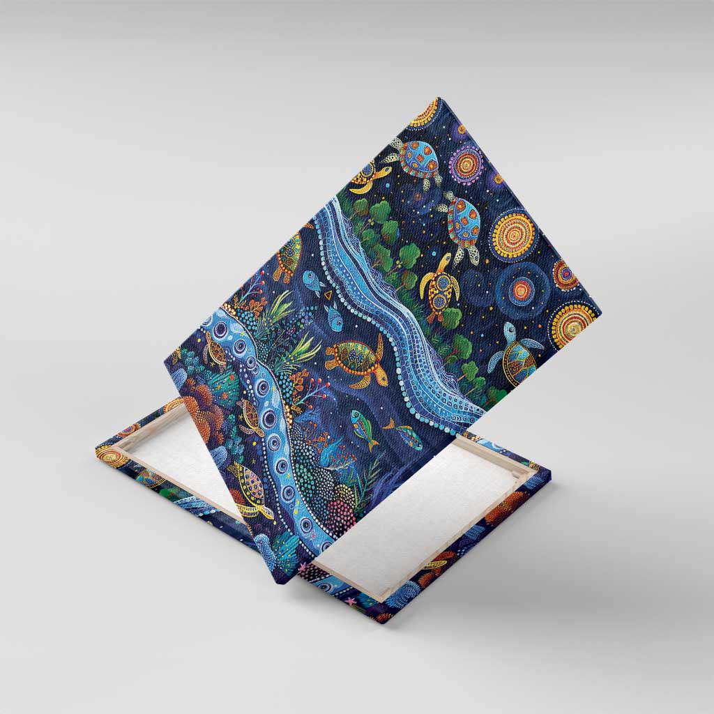 Australian Landscapes Canvas Wall Art Aboriginal Dreamtime Story