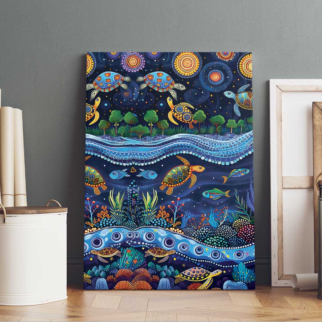 Australian Landscapes Canvas Wall Art Aboriginal Dreamtime Story