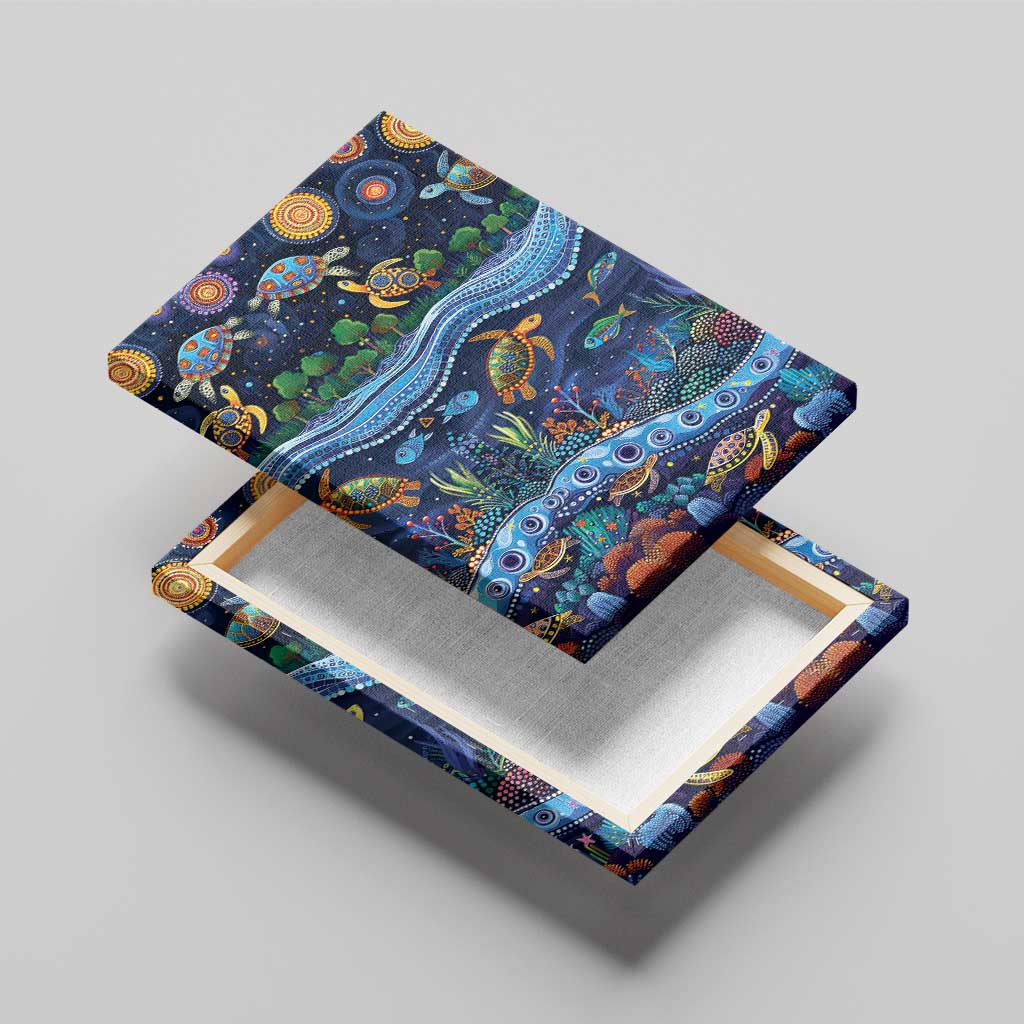 Australian Landscapes Canvas Wall Art Aboriginal Dreamtime Story