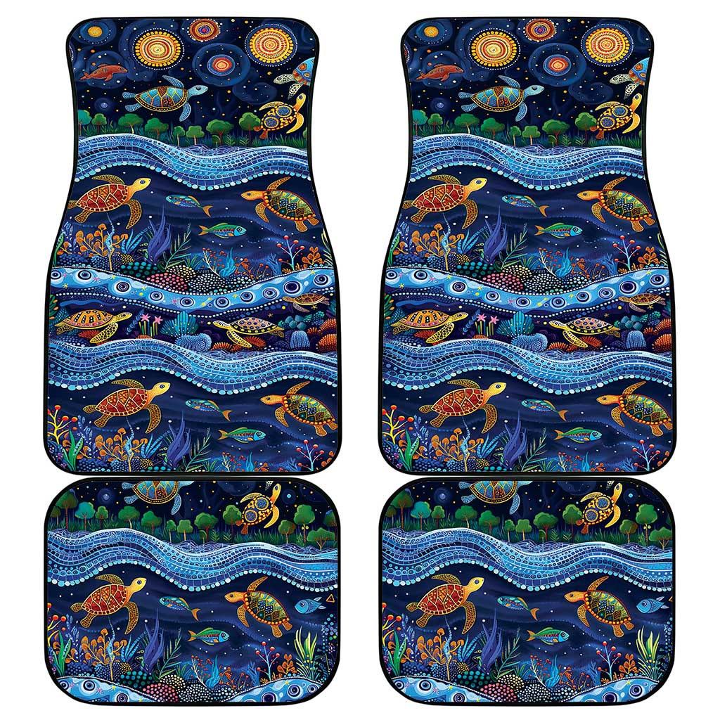 Australian Landscapes Car Mats Aboriginal Dreamtime Story