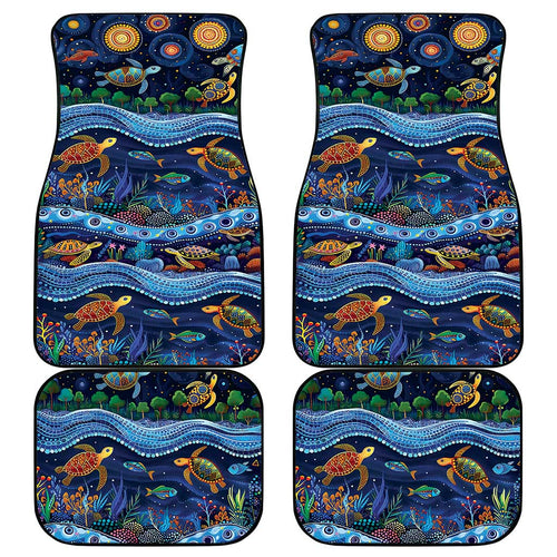 Australian Landscapes Car Mats Aboriginal Dreamtime Story