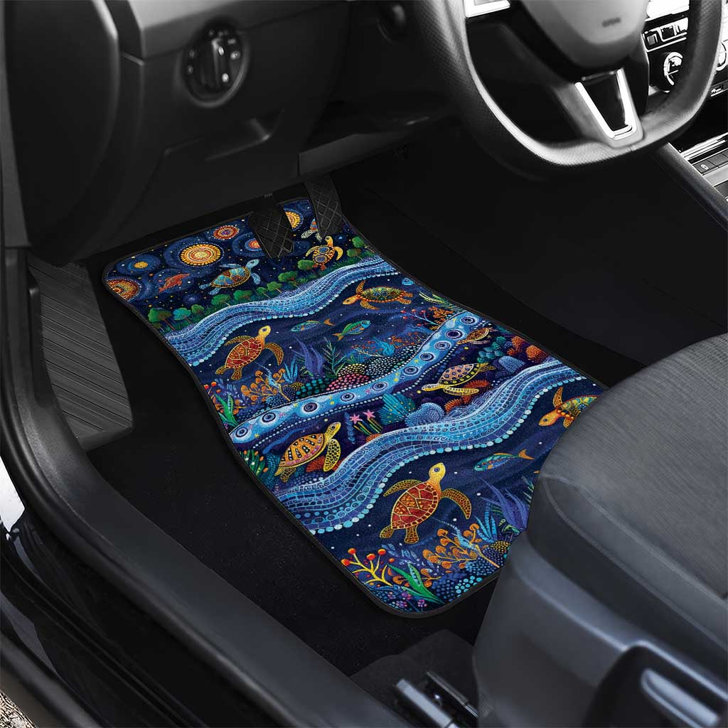 Australian Landscapes Car Mats Aboriginal Dreamtime Story