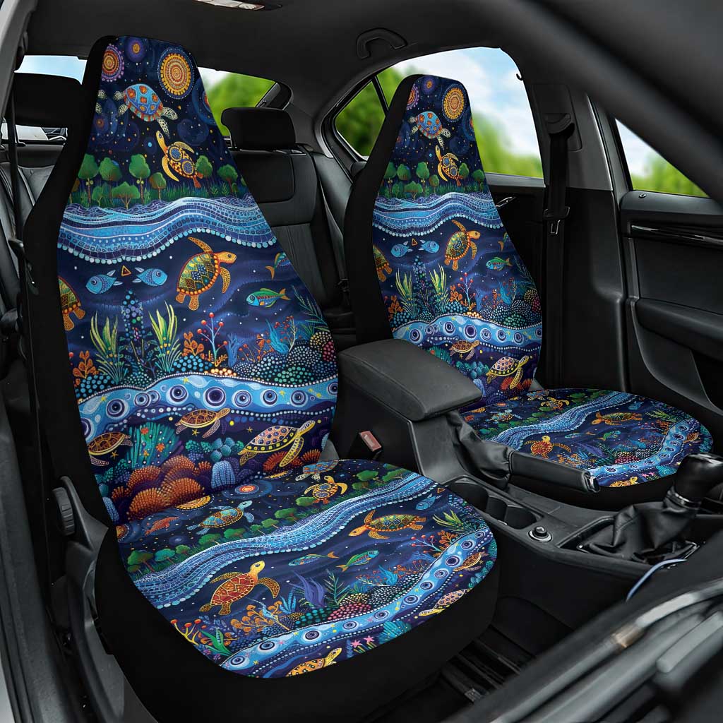 Australian Landscapes Car Seat Cover Aboriginal Dreamtime Story