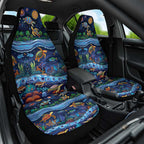 Australian Landscapes Car Seat Cover Aboriginal Dreamtime Story