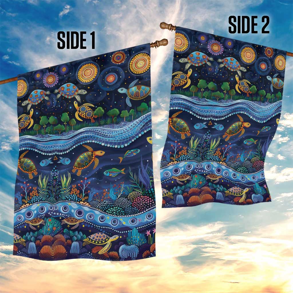 Australian Landscapes Garden Flag Aboriginal Dreamtime Story