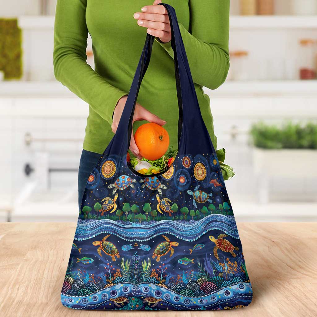 Australian Landscapes Grocery Bag Aboriginal Dreamtime Story