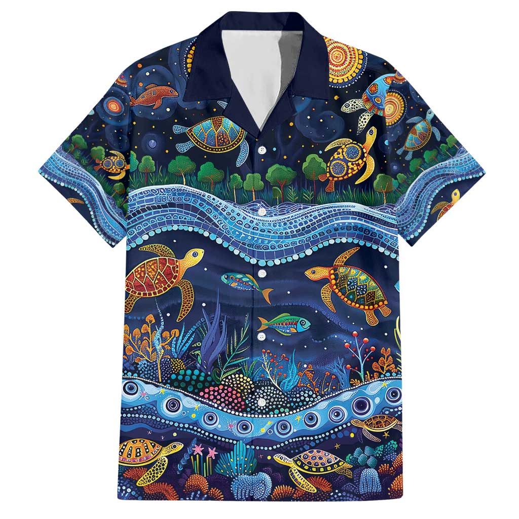 Australian Landscapes Hawaiian Shirt Aboriginal Dreamtime Story