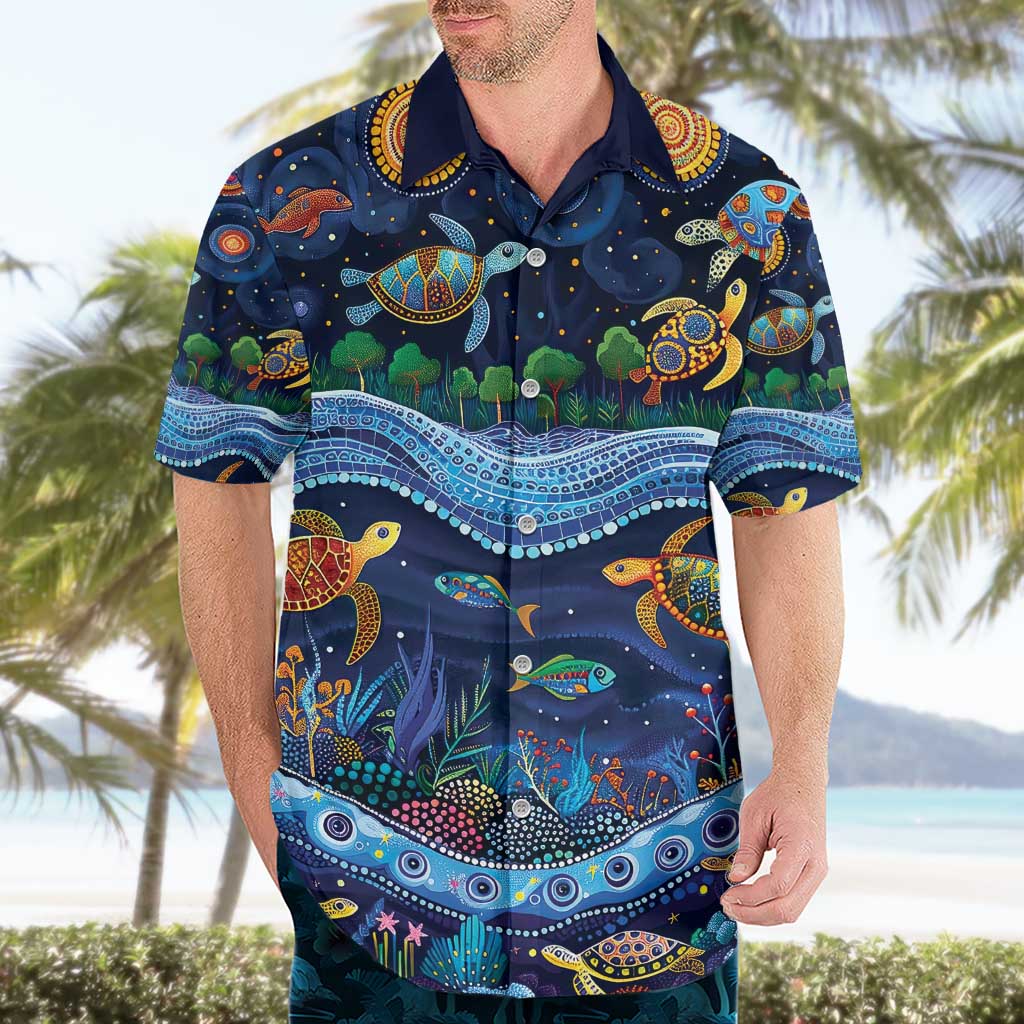 Australian Landscapes Hawaiian Shirt Aboriginal Dreamtime Story