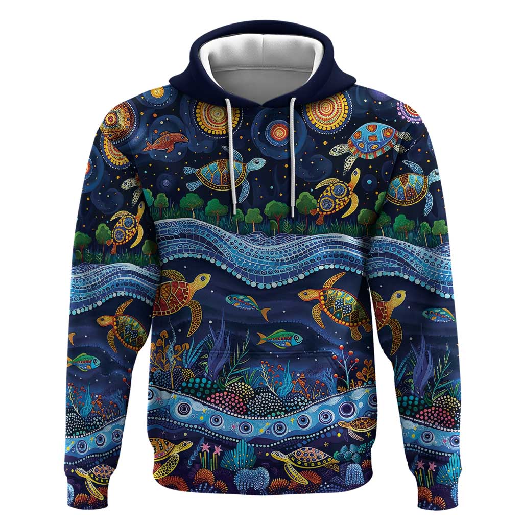 Australian Landscapes Hoodie Aboriginal Dreamtime Story
