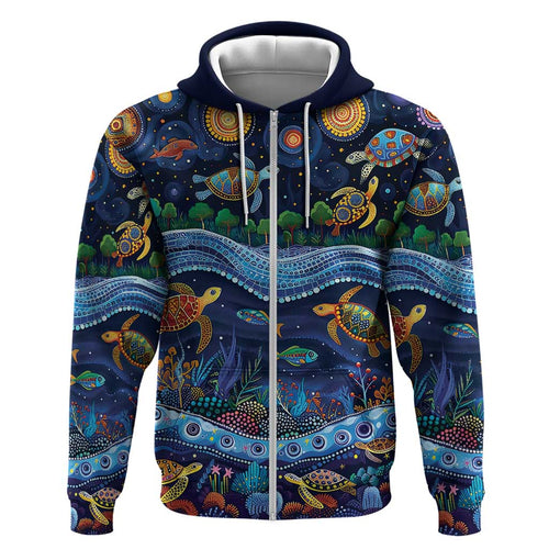 Australian Landscapes Hoodie Aboriginal Dreamtime Story