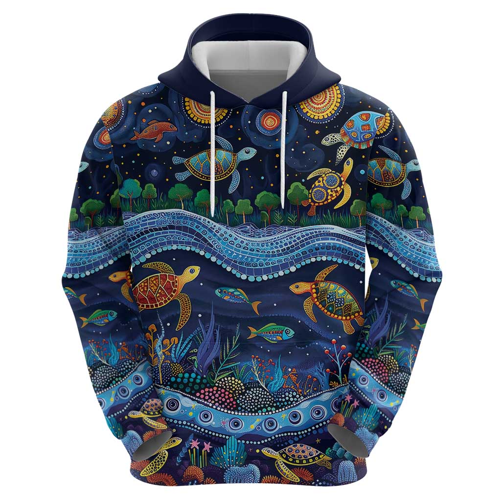 Australian Landscapes Hoodie Aboriginal Dreamtime Story