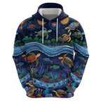 Australian Landscapes Hoodie Aboriginal Dreamtime Story