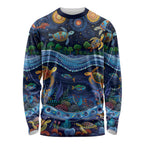 Australian Landscapes Long Sleeve Shirt Aboriginal Dreamtime Story