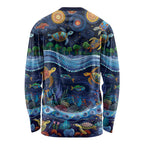 Australian Landscapes Long Sleeve Shirt Aboriginal Dreamtime Story