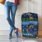 Australian Landscapes Luggage Cover Aboriginal Dreamtime Story