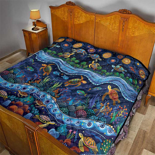 Australian Landscapes Quilt Aboriginal Dreamtime Story