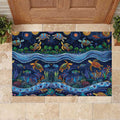 Australian Landscapes Rubber Doormat Aboriginal Dreamtime Story