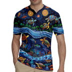 Australian Landscapes Rugby Jersey Aboriginal Dreamtime Story