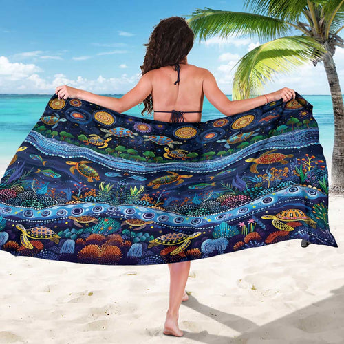 Australian Landscapes Sarong Aboriginal Dreamtime Story