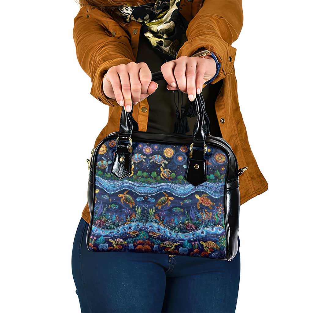 Australian Landscapes Shoulder Handbag Aboriginal Dreamtime Story