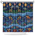 Australian Landscapes Shower Curtain Aboriginal Dreamtime Story
