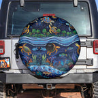 Australian Landscapes Spare Tire Cover Aboriginal Dreamtime Story