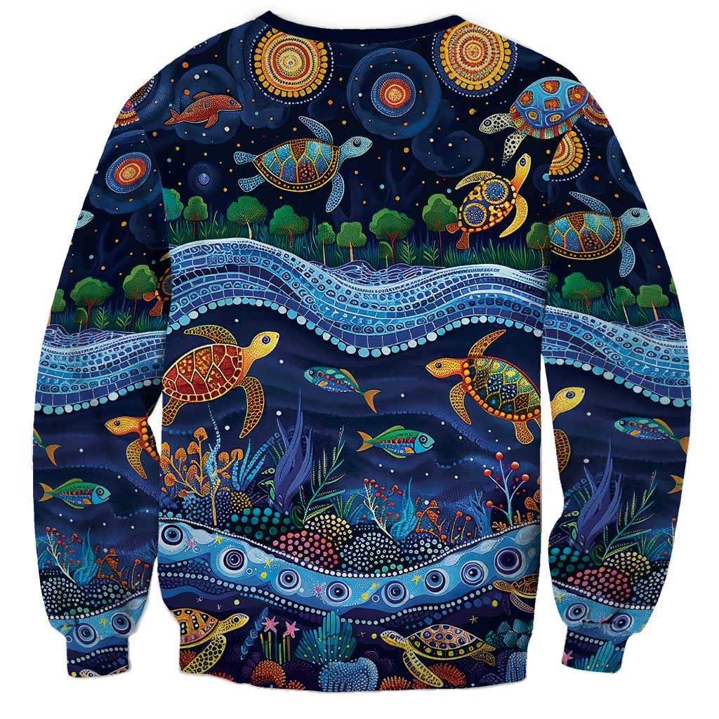 Australian Landscapes Sweatshirt Aboriginal Dreamtime Story