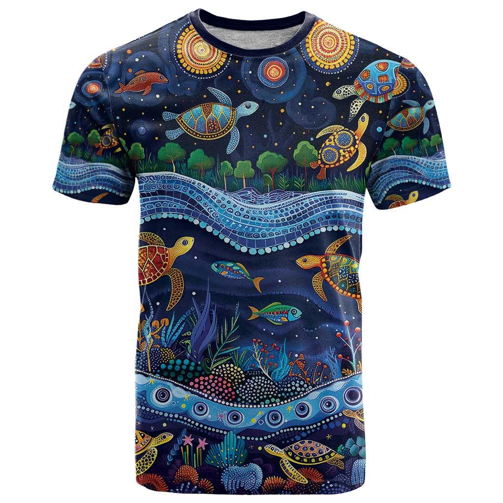 Australian Landscapes T Shirt Aboriginal Dreamtime Story