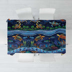 Australian Landscapes Tablecloth Aboriginal Dreamtime Story
