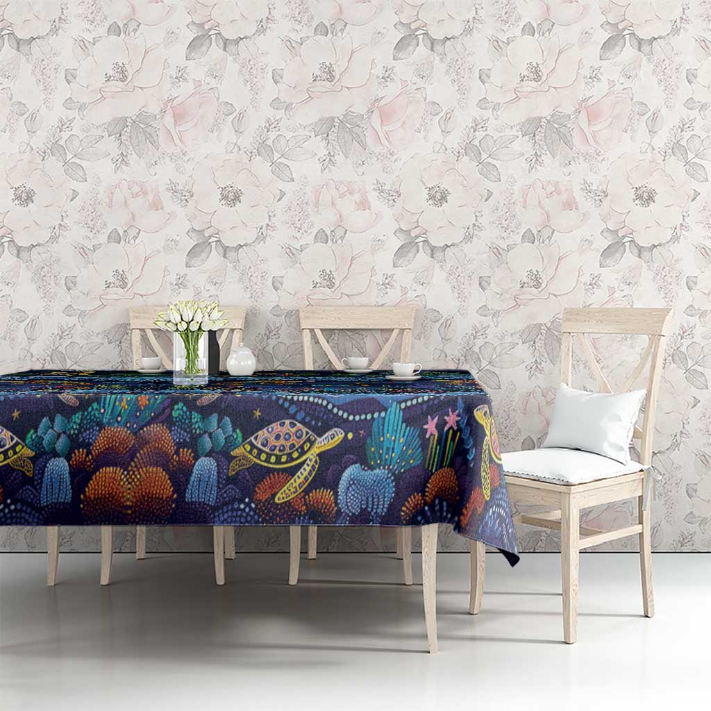 Australian Landscapes Tablecloth Aboriginal Dreamtime Story