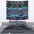 Australian Landscapes Tapestry Aboriginal Dreamtime Story