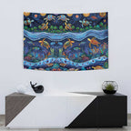 Australian Landscapes Tapestry Aboriginal Dreamtime Story