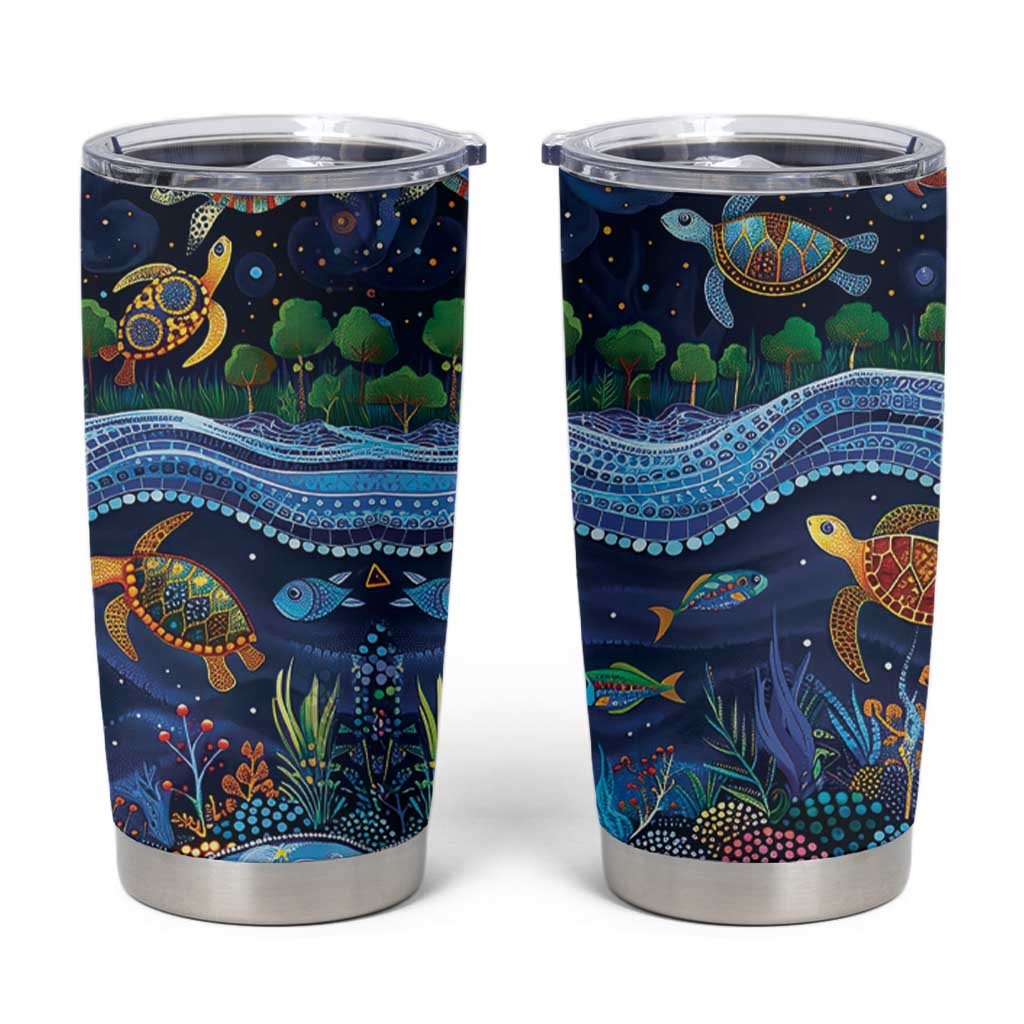 Australian Landscapes Tumbler Cup Aboriginal Dreamtime Story