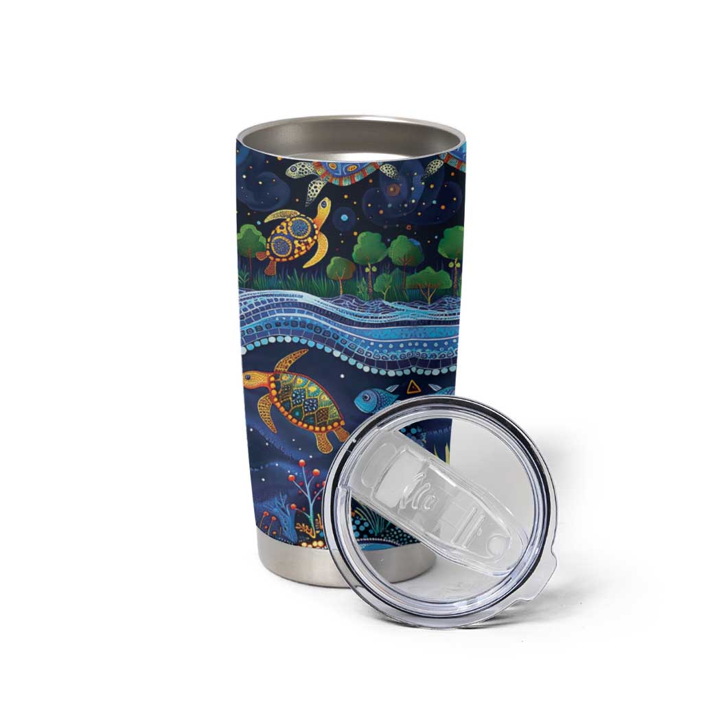 Australian Landscapes Tumbler Cup Aboriginal Dreamtime Story
