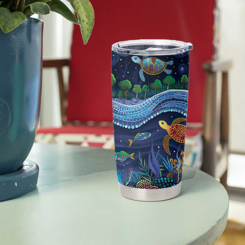 Australian Landscapes Tumbler Cup Aboriginal Dreamtime Story