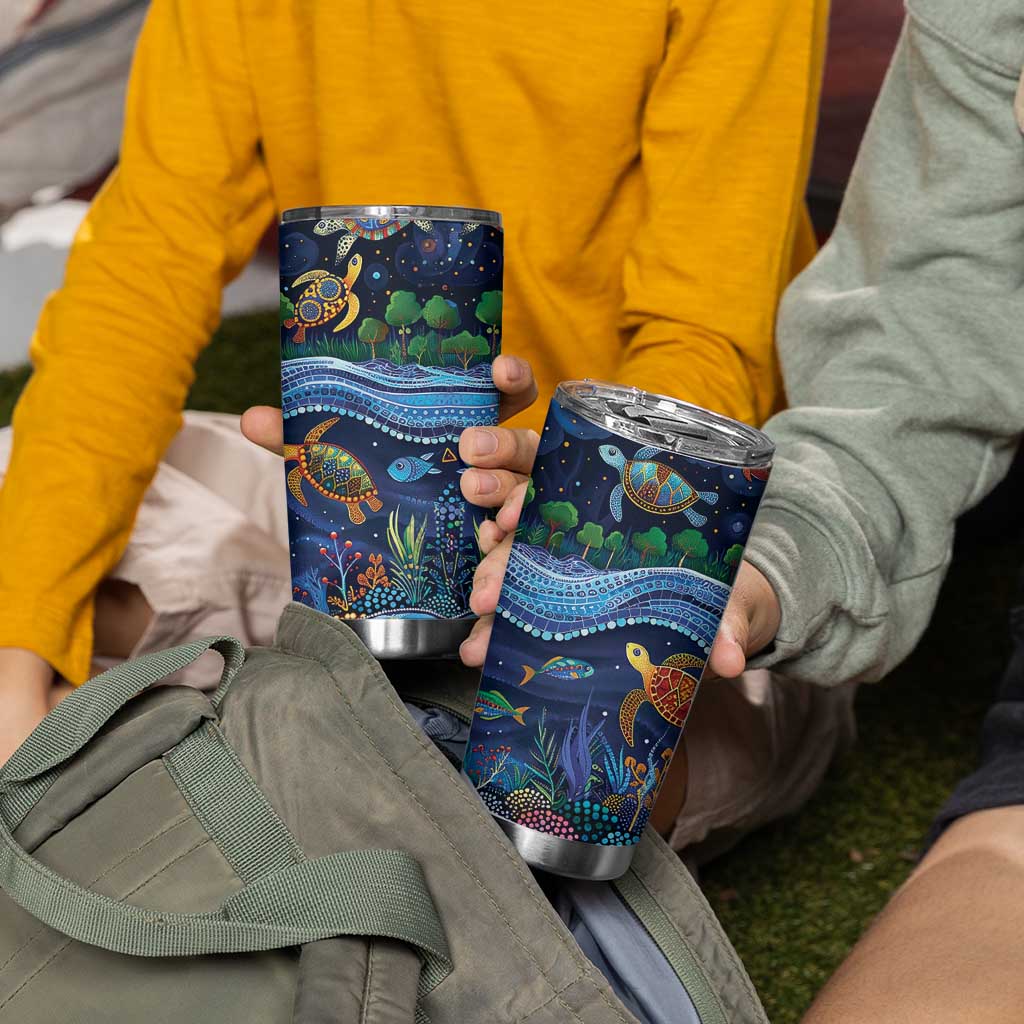 Australian Landscapes Tumbler Cup Aboriginal Dreamtime Story