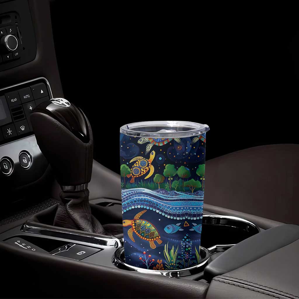 Australian Landscapes Tumbler Cup Aboriginal Dreamtime Story