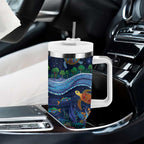 Australian Landscapes Tumbler With Handle Aboriginal Dreamtime Story