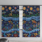 Australian Landscapes Window Curtain Aboriginal Dreamtime Story