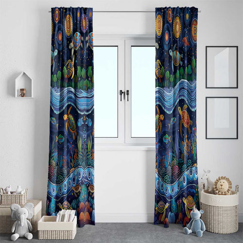 Australian Landscapes Window Curtain Aboriginal Dreamtime Story