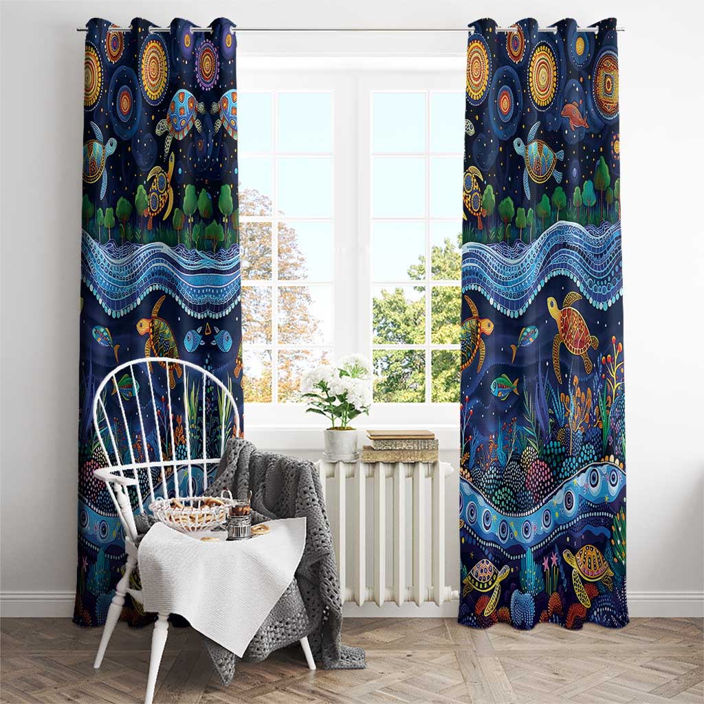 Australian Landscapes Window Curtain Aboriginal Dreamtime Story