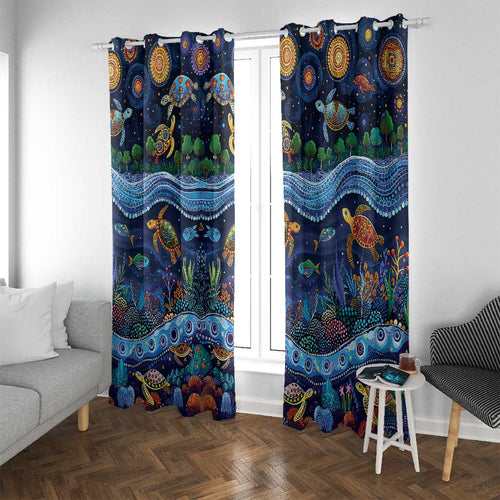 Australian Landscapes Window Curtain Aboriginal Dreamtime Story