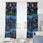 Australian Landscapes Window Curtain Aboriginal Dreamtime Story