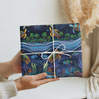 Australian Landscapes Wrapping Paper Aboriginal Dreamtime Story - Aussie Hoodie