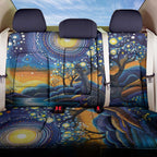 Australian Night Sky Landscape Back Car Seat Cover Aboriginal Dreamtime Story