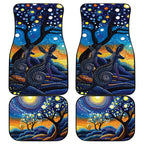 Australian Night Sky Landscape Car Mats Aboriginal Dreamtime Story