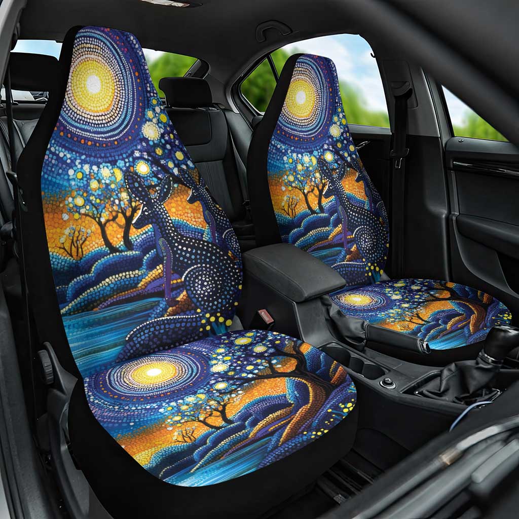 Australian Night Sky Landscape Car Seat Cover Aboriginal Dreamtime Story